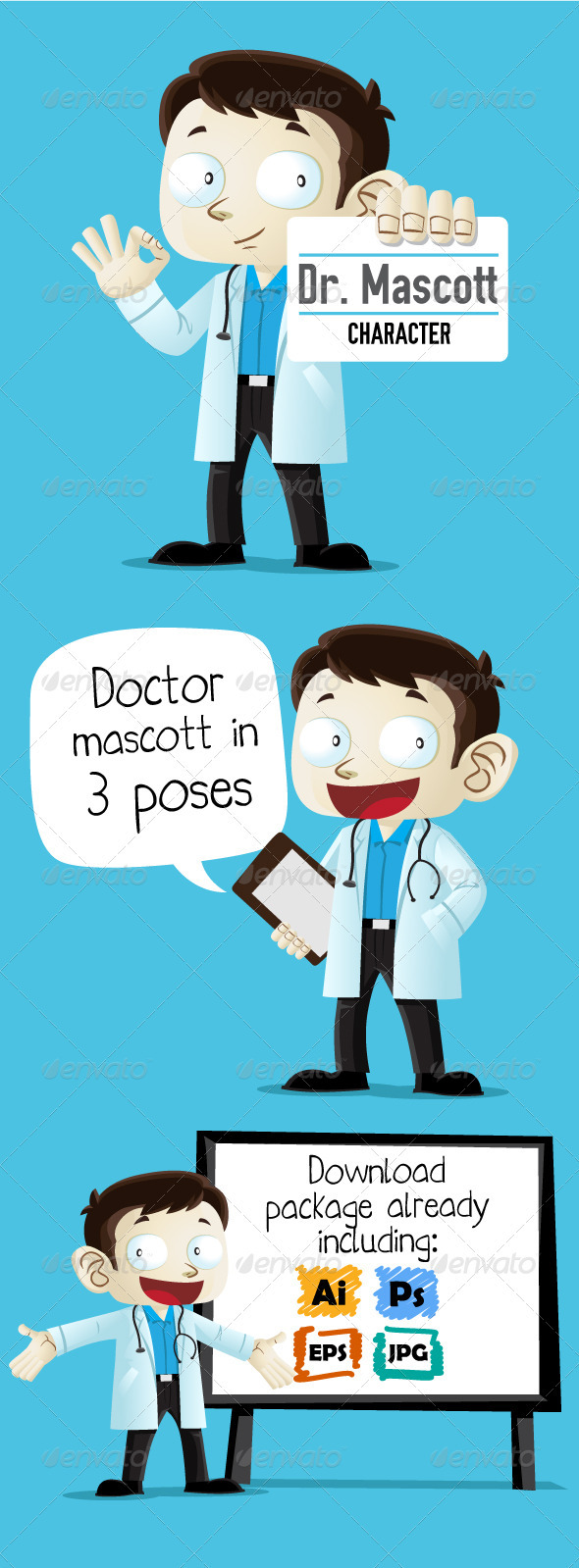 Doctor Character, Vectors | GraphicRiver