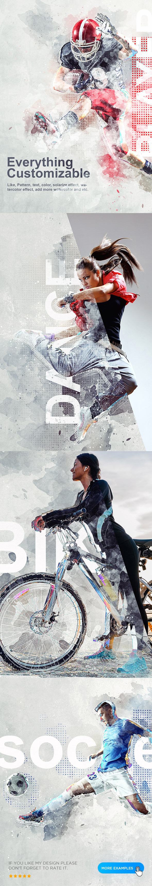 Artistic WaterColor Photoshop Actions Ver 2.0 - Photo Effects Actions