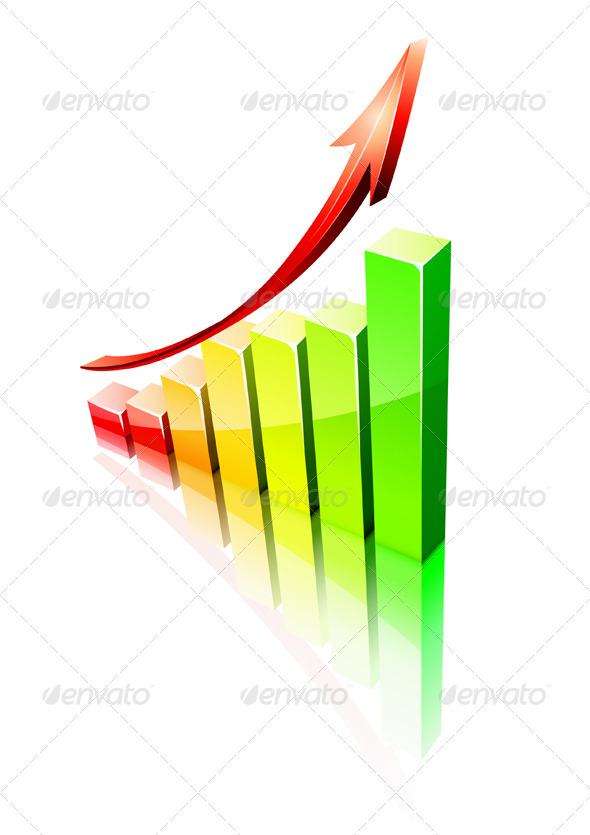 Success graph, Vectors | GraphicRiver