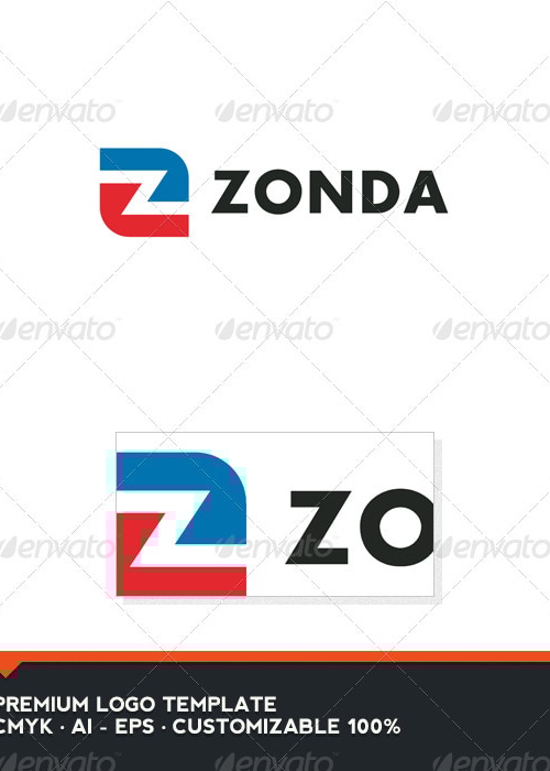 Zonda Logo Template, Logo Templates | GraphicRiver