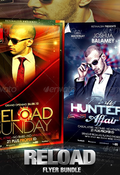 Reload Flyer Bundle, Print Templates | GraphicRiver