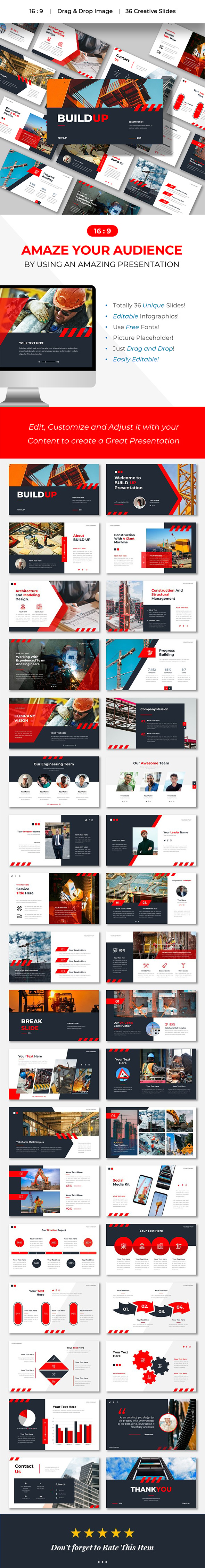 BUILD UP - Construction and Building Presentation Powerpoint Template ...