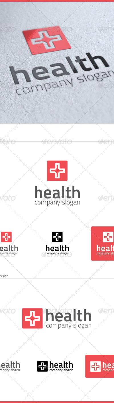 Health Logo, Logo Templates | GraphicRiver