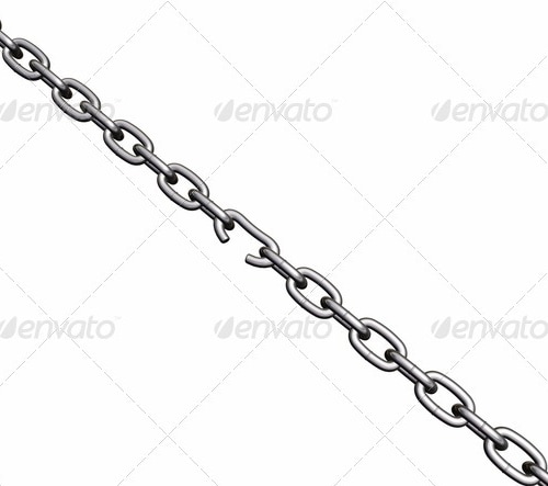 Breaking chain, Graphics | GraphicRiver