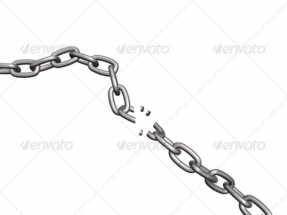 Breaking chain, Graphics | GraphicRiver
