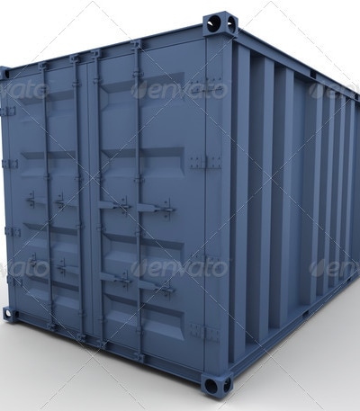 Freight container, Graphics | GraphicRiver