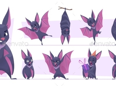 Flying Bat, Vectors | GraphicRiver