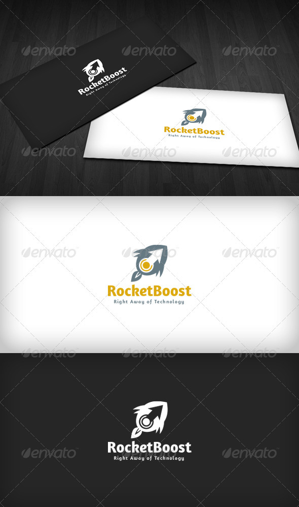 Rocket Boost Logo, Logo Templates | GraphicRiver