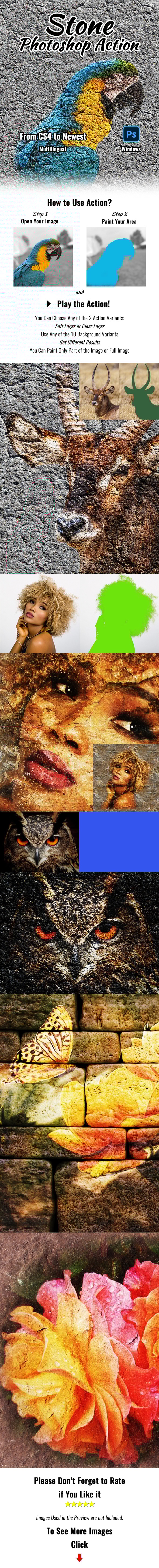 Stone Photoshop Action - Actions Photoshop