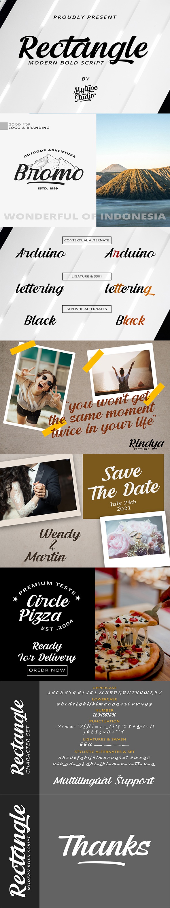 Rectangle, Fonts | GraphicRiver