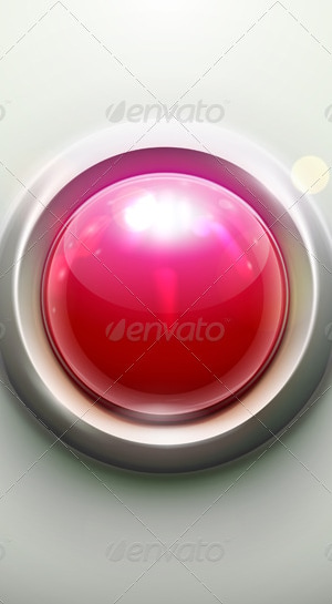 Red button, Vectors | GraphicRiver