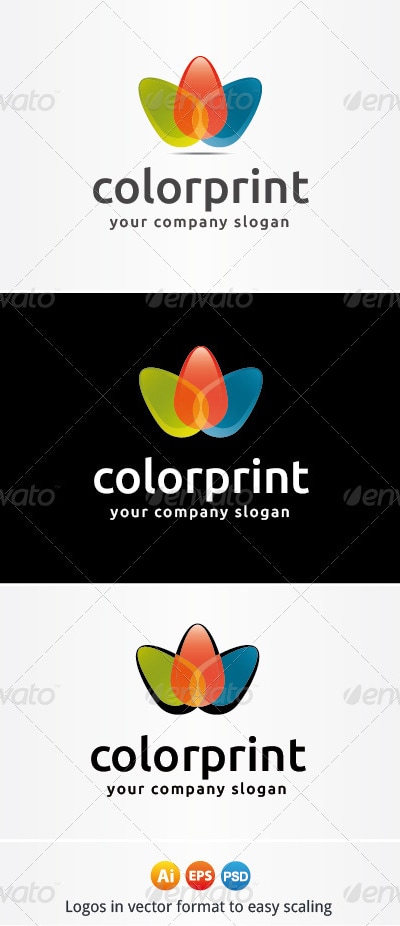 Color Print Logo, Logo Templates | GraphicRiver