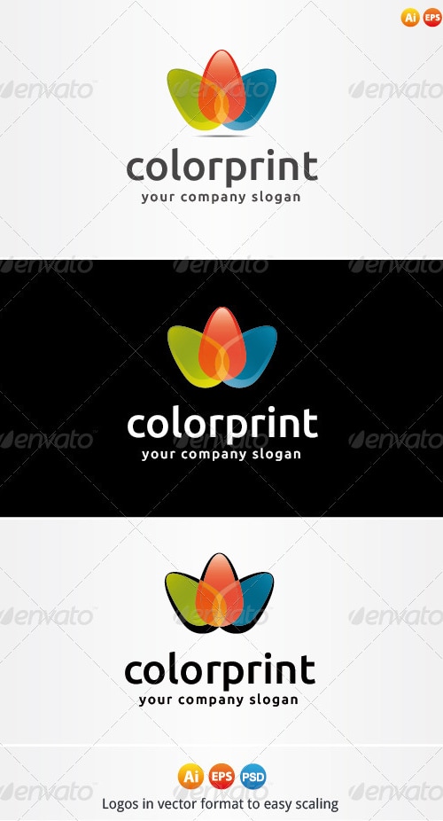 Color Print Logo, Logo Templates | GraphicRiver
