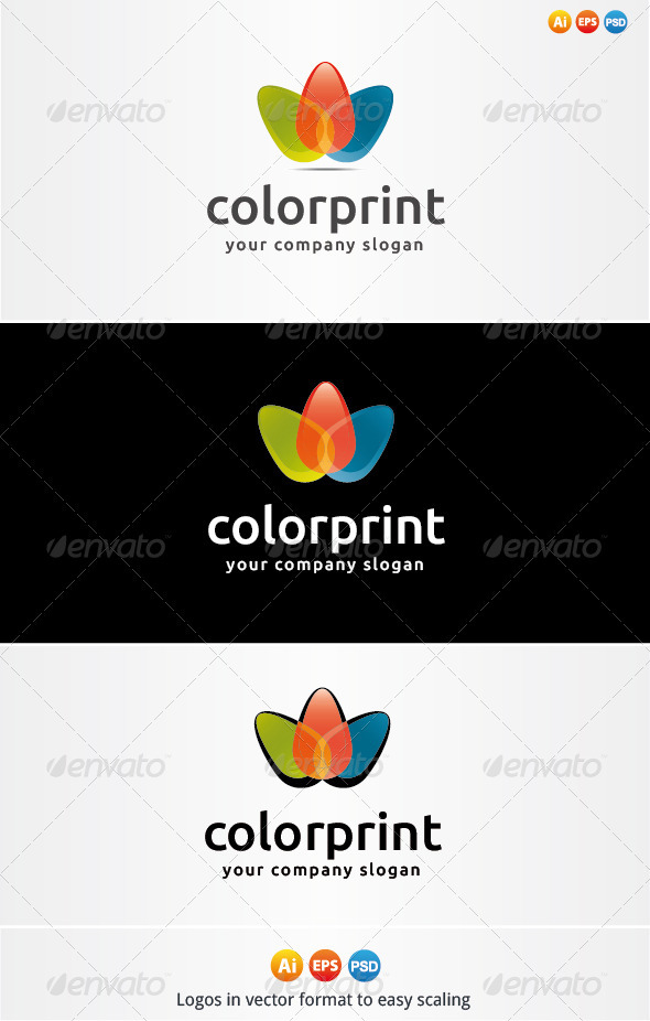 Color Print Logo, Logo Templates | GraphicRiver