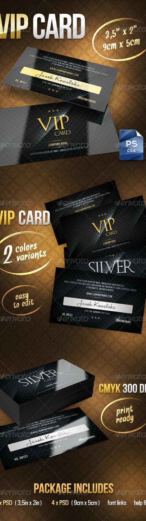 Vip Card, Print Templates | GraphicRiver