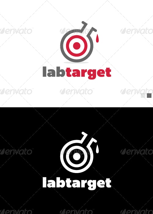 Lab Target - Logo Template, Logo Templates | GraphicRiver