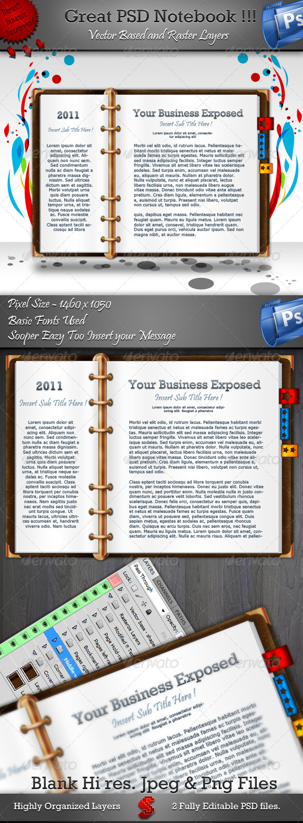 Notebook, Graphics | GraphicRiver