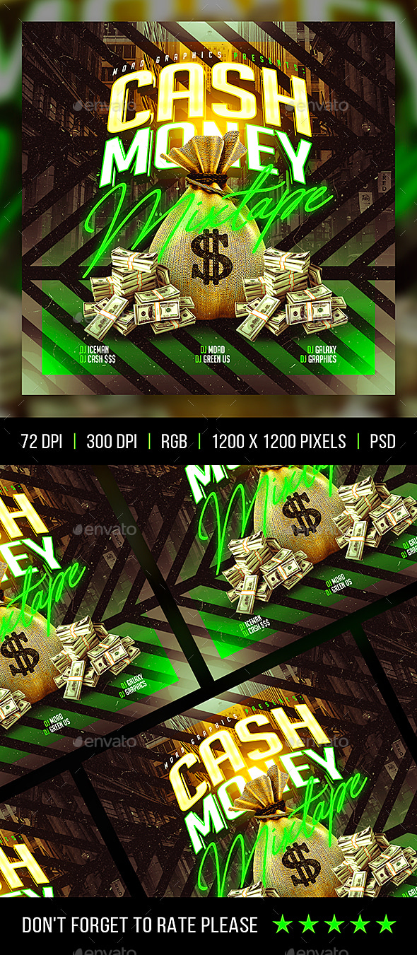 Cash Money Template, Web Elements | GraphicRiver