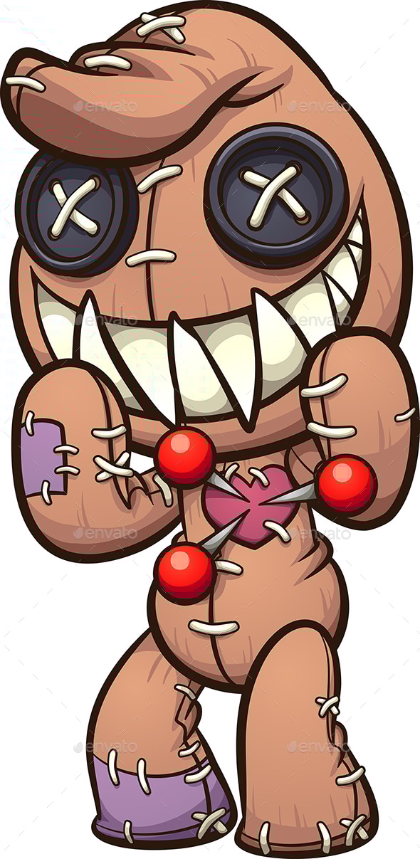 Voodoo Doll, Vectors GraphicRiver - Main Image