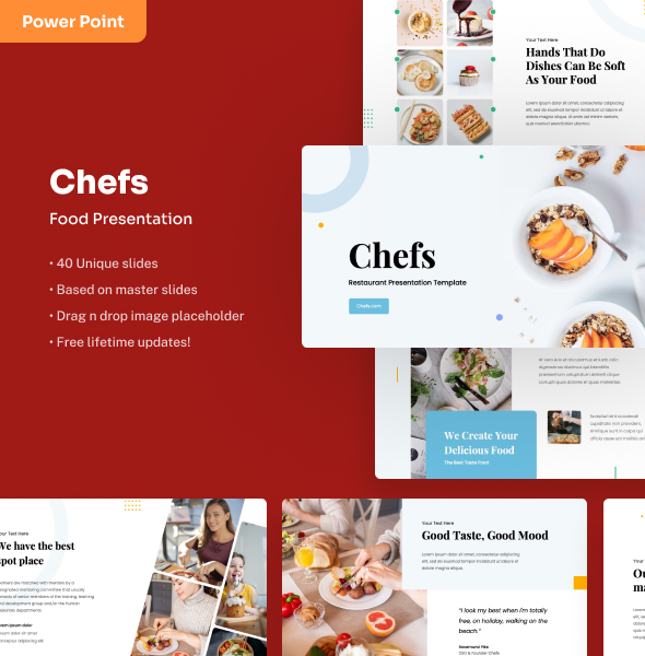 Chefs - Restaurant PowerPoint Presentation, Presentation Templates