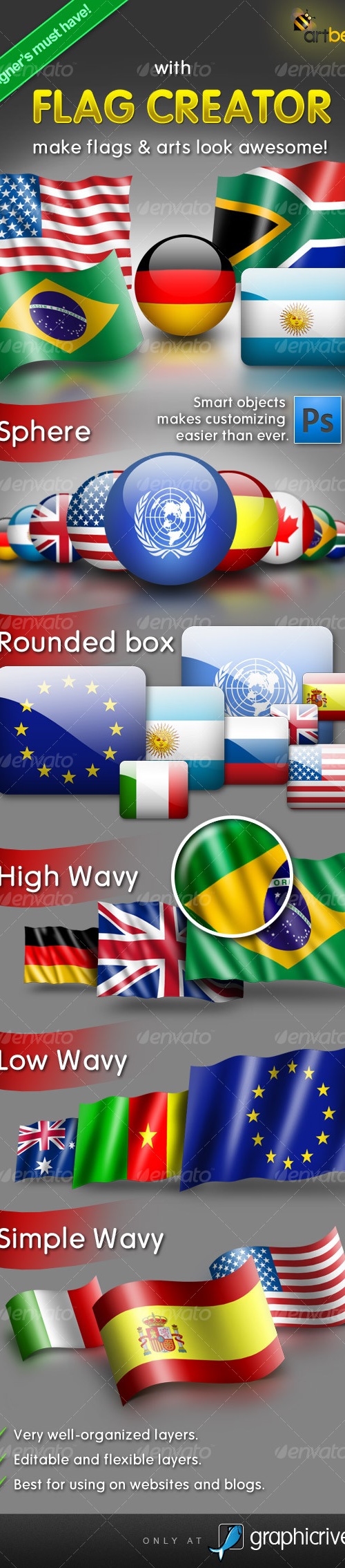 Flag Creator, Graphics | GraphicRiver