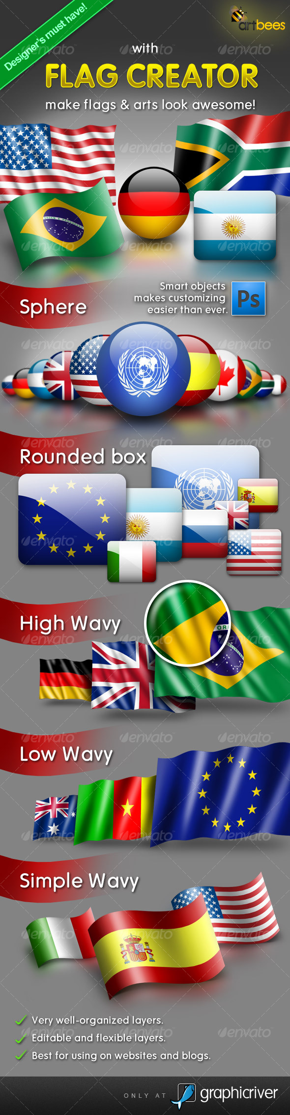 Flag Creator, Graphics | GraphicRiver