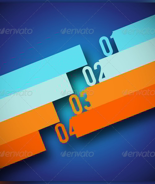 Number lines, Vectors | GraphicRiver