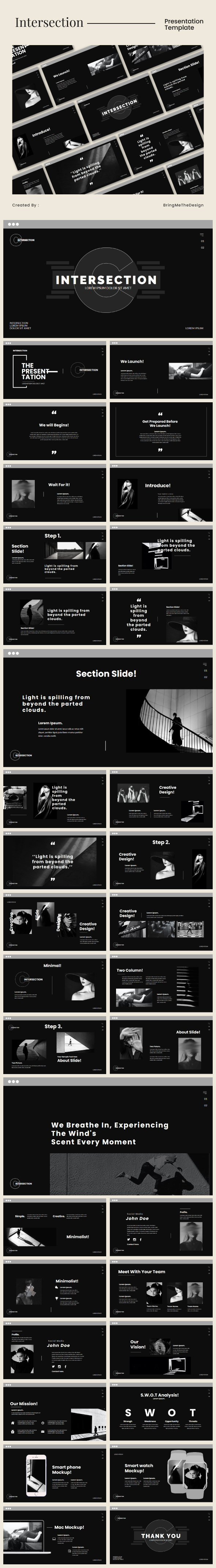 Intersection Google Slide Template, Presentation Templates | GraphicRiver