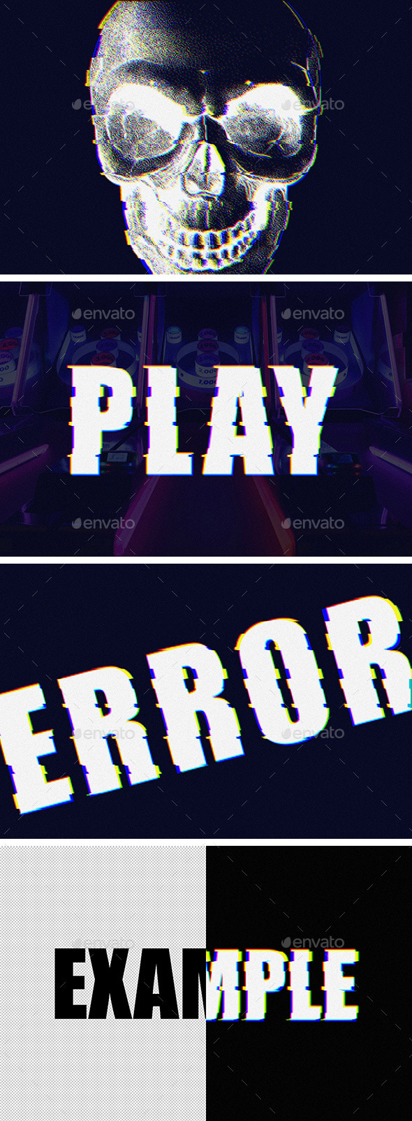 Error Screen Glitch Effect, Graphics | GraphicRiver