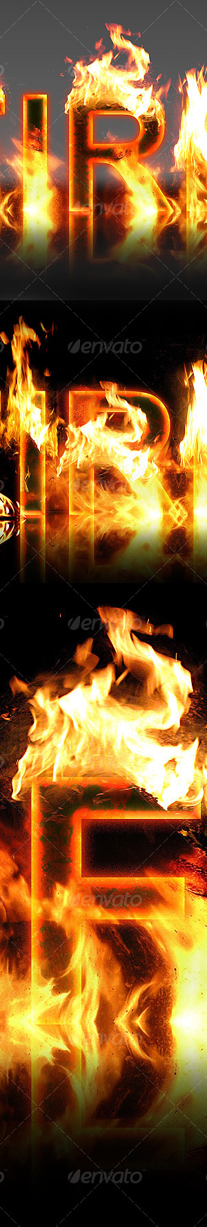 Real Fire Text Creator, Graphics | GraphicRiver