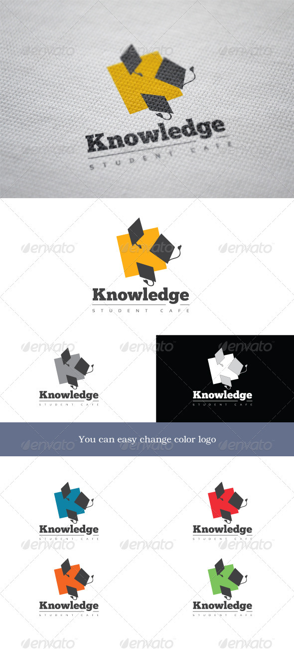 Knowledge, Logo Templates | GraphicRiver