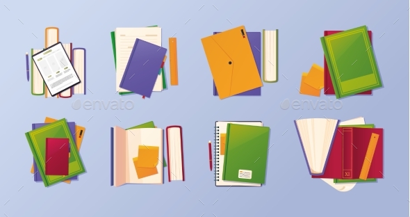 Folder Top View, Vectors | GraphicRiver