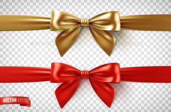 Vector Realistic Ribbons, Vectors | GraphicRiver