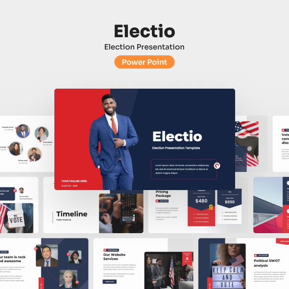 Electio - Election PowerPoint Presentation, Presentation Templates