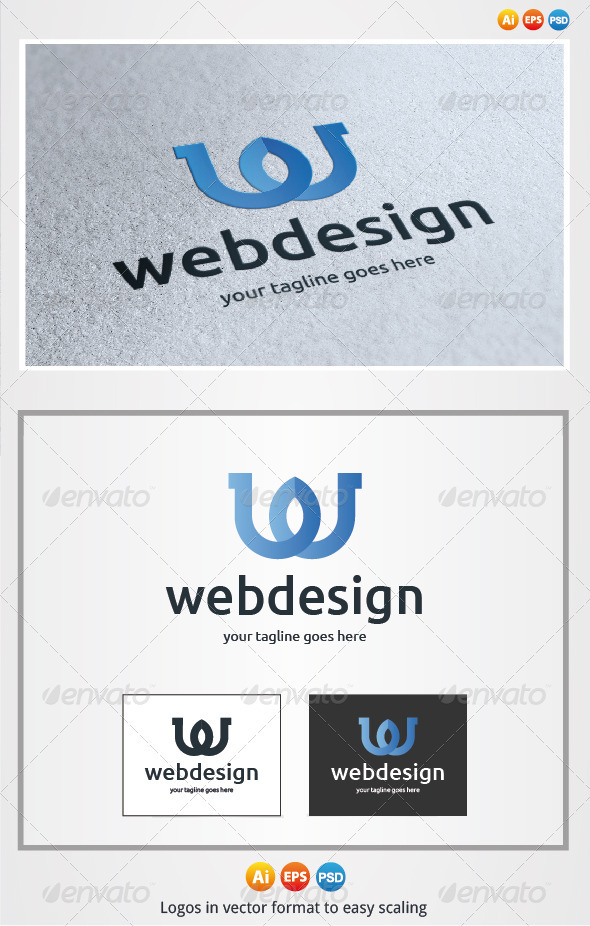 Webdesign W Letter, Logo Templates | GraphicRiver