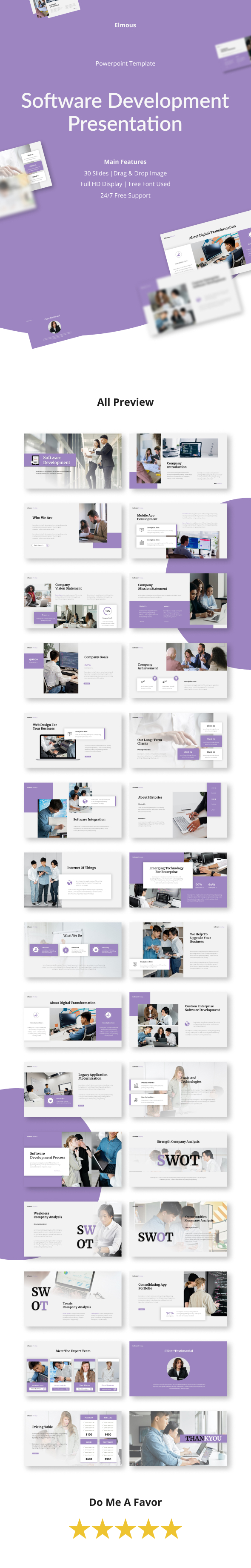 Software Development Powerpoint Template, Presentation Templates ...