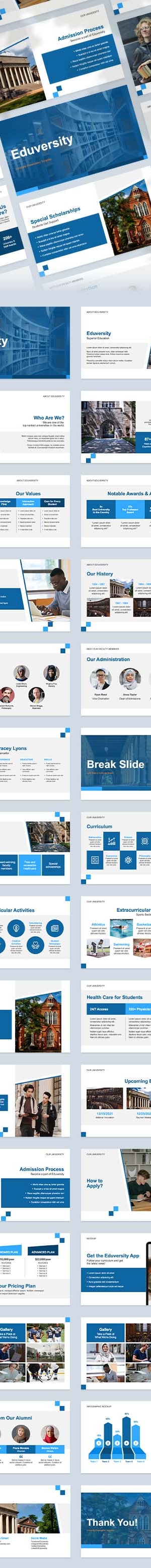 University Slides Template, Presentation Templates | GraphicRiver