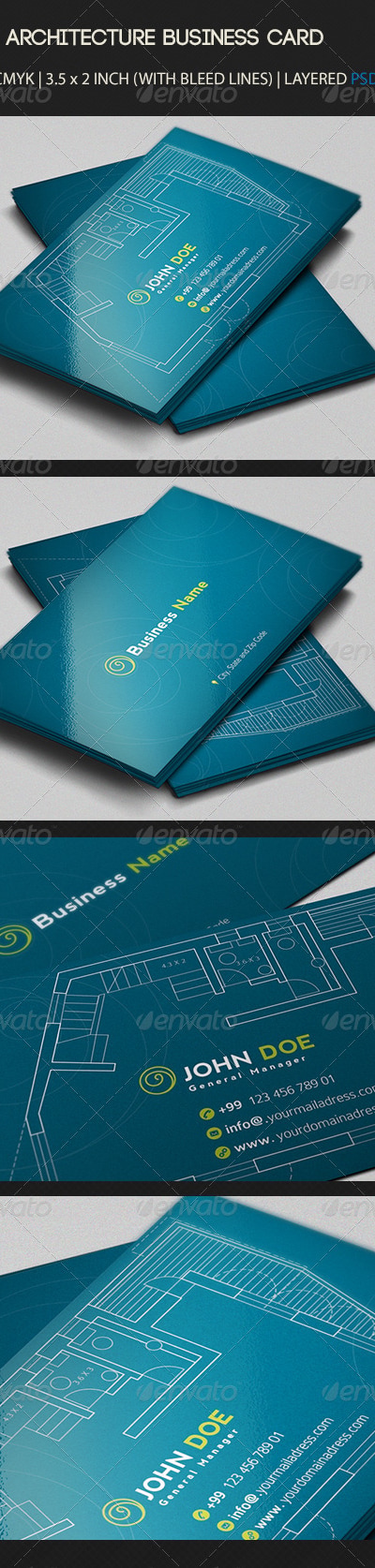 architecture Business Card , Print Templates | GraphicRiver