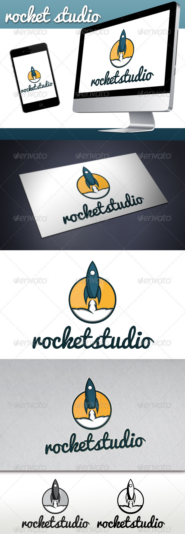 Rocket Studio Logo, Logo Templates | GraphicRiver