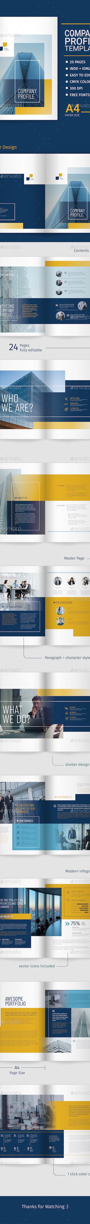 Company Profile Template, Print Templates | GraphicRiver