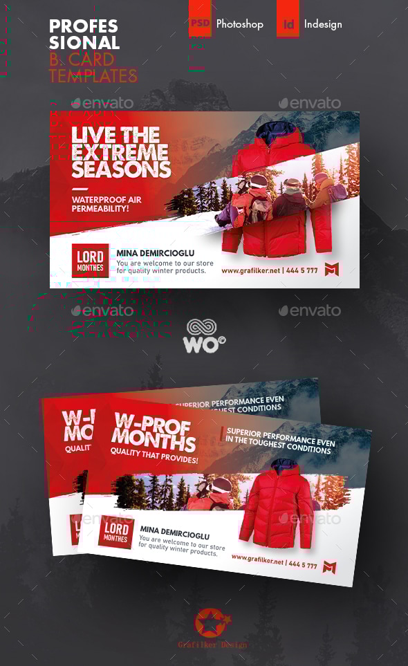 Shopping Business Card Templates, Print Templates | GraphicRiver