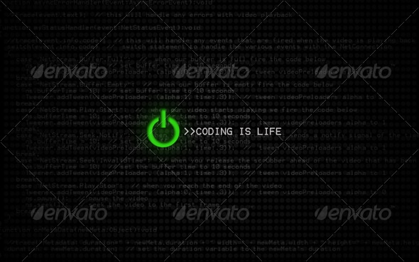 Coding Is Life HD , Graphics | GraphicRiver