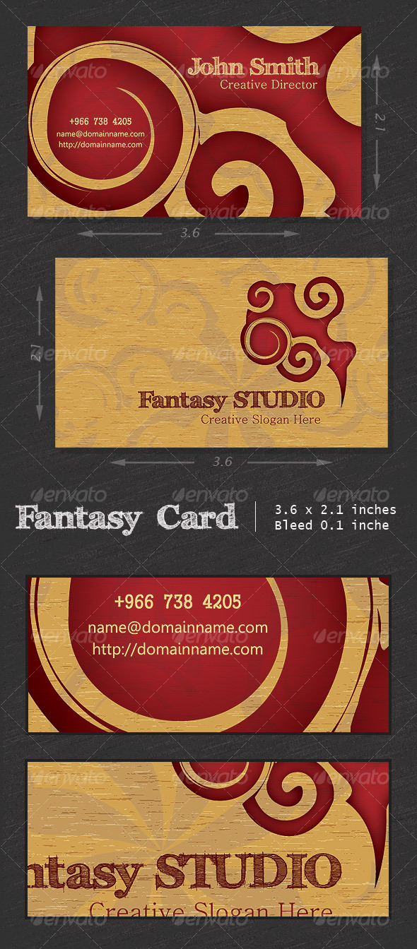 Fantasy Card, Print Templates | GraphicRiver