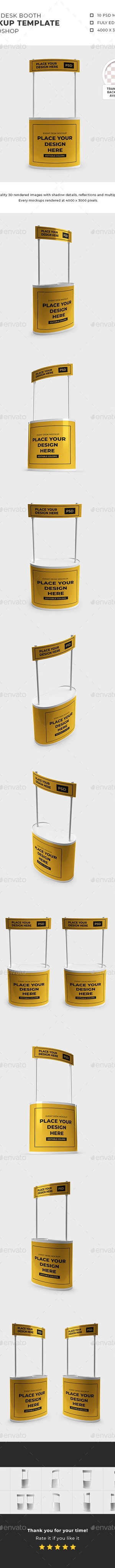 Event Desk Mockup Template Set, Graphics | GraphicRiver