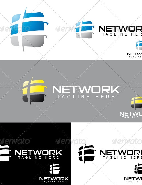 Network Logo, Logo Templates | GraphicRiver