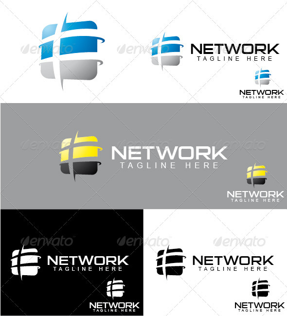 Network Logo, Logo Templates | GraphicRiver