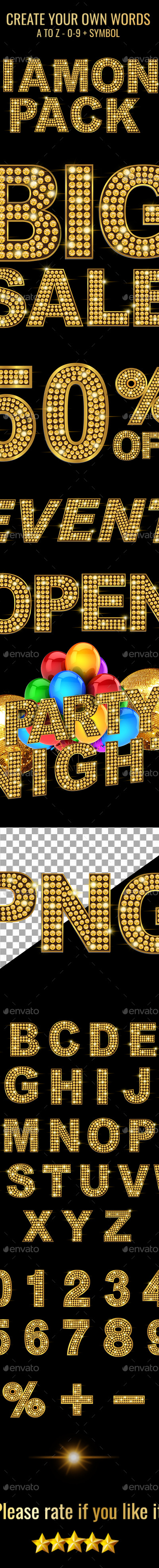 3D DIAMOND TEXT STYLE, Graphics | GraphicRiver