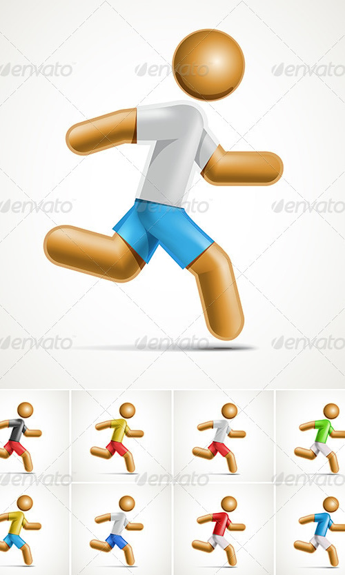 Running, Vectors | GraphicRiver