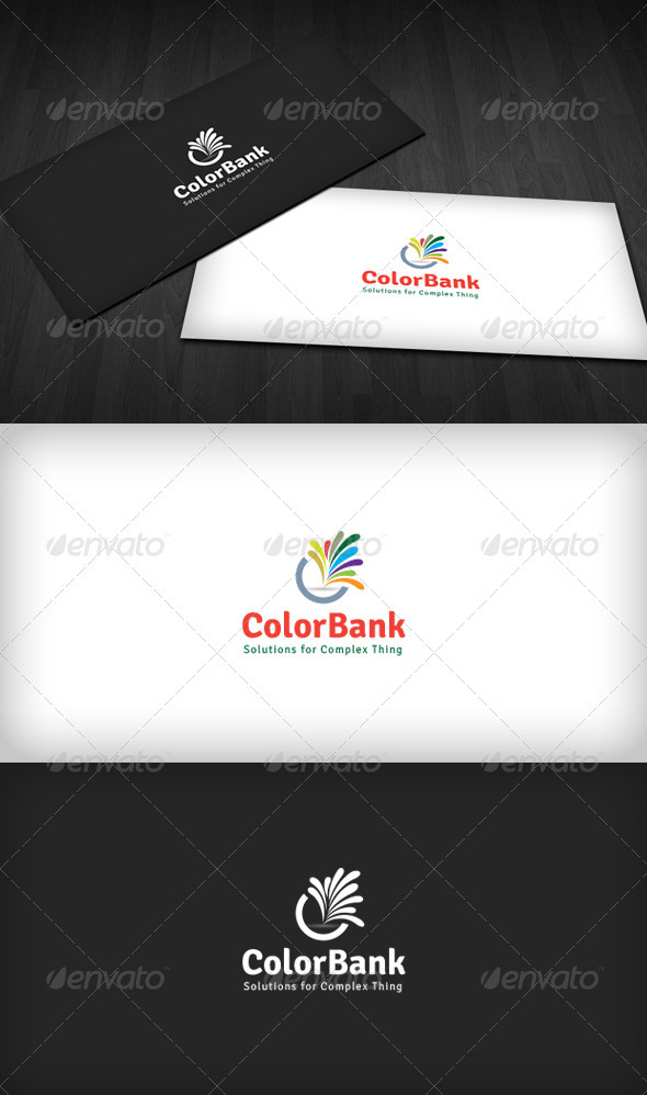 Color Bank Logo, Logo Templates | GraphicRiver