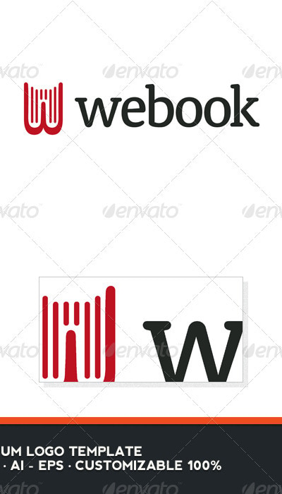 Webook Logo Template, Logo Templates | GraphicRiver
